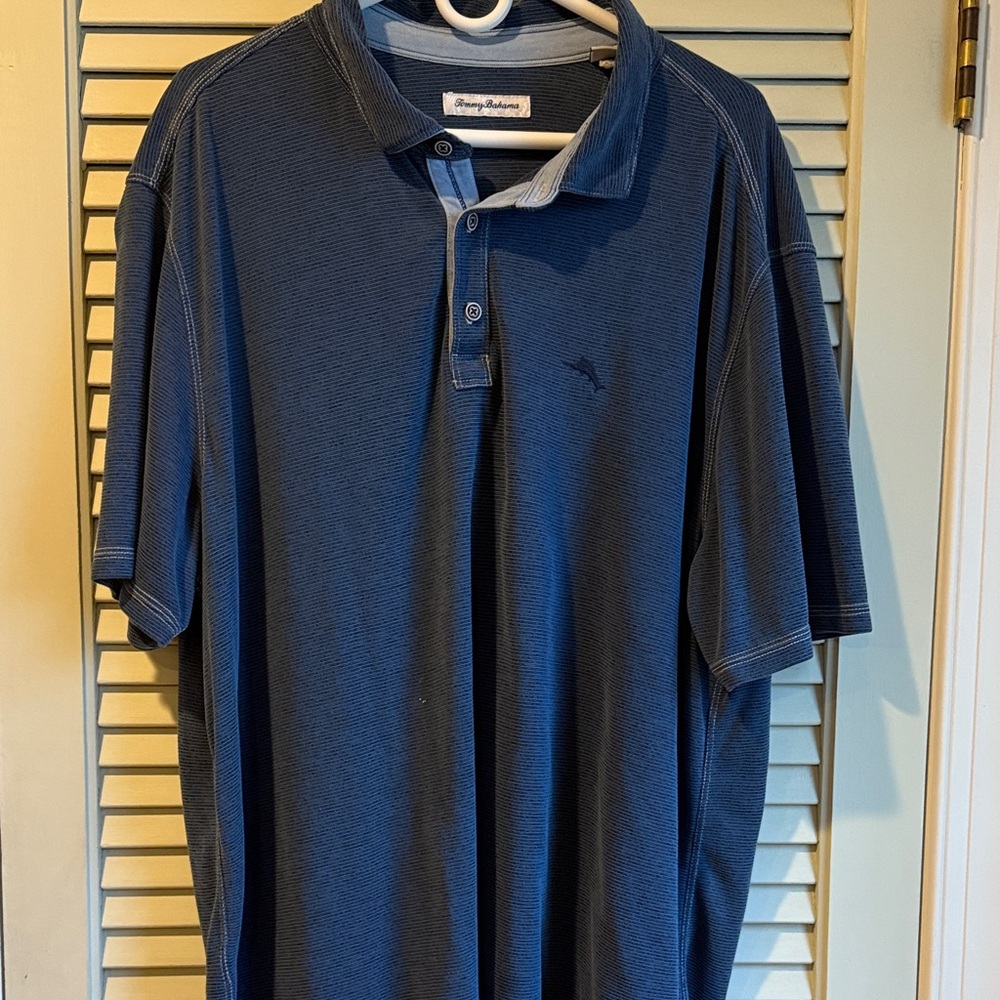 Tommy Bahama Navy Polo Shirt for Men